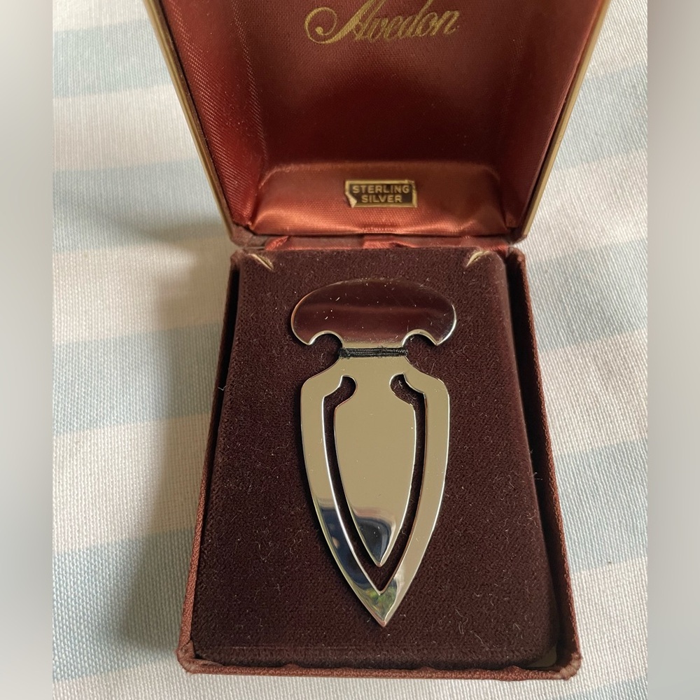 Vintage Sterling Silver Book Mark
